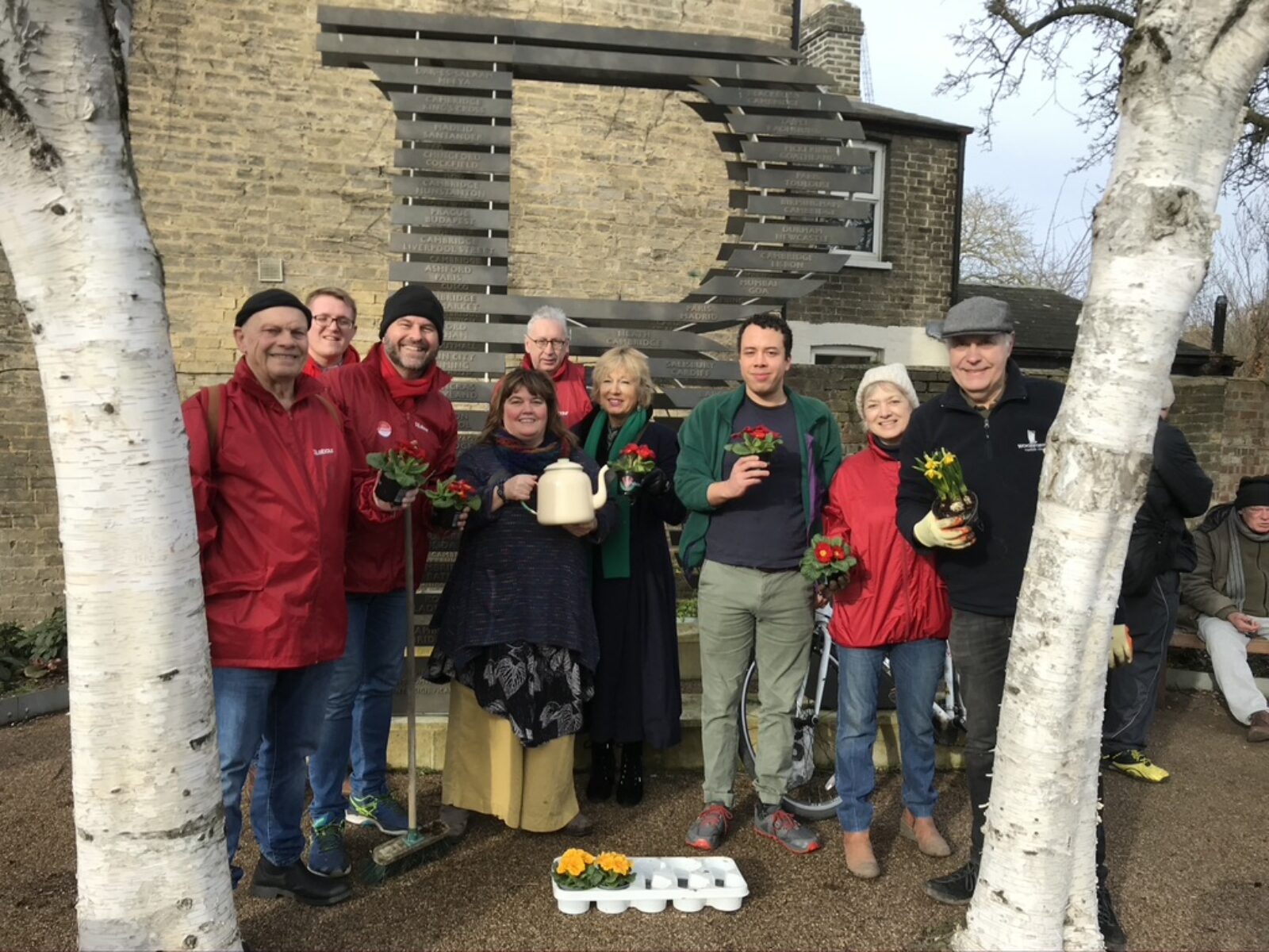 Some of our members at the Romsey R