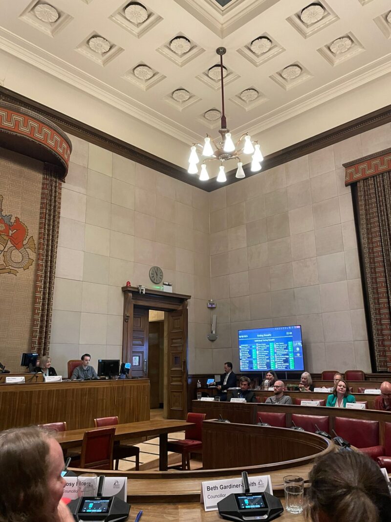 Battery fire motion unanimous vote