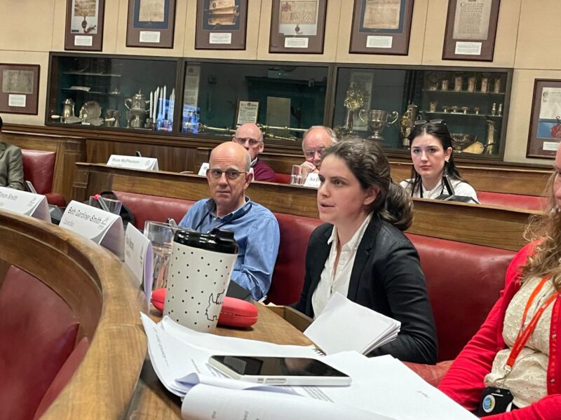 Beth Gardiner-Smith speaking to the motion