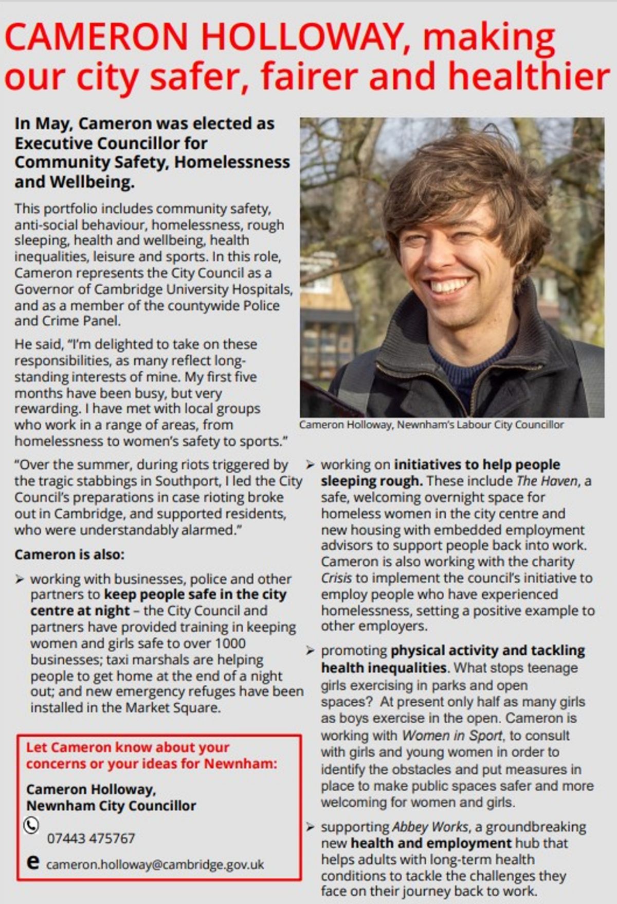 Labour in Newnham