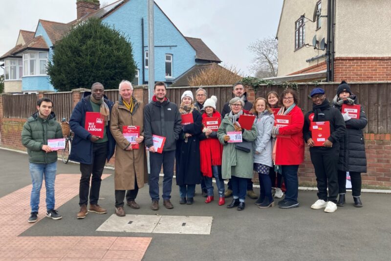 Cambridge Labour is talking to residents on the doorstep to hear their views